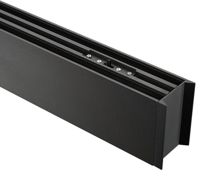 Hudson LED 1 Light Linear Chandelier Matte Black