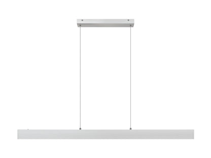 Hudson LED 1 Light Linear Chandelier Brushed Nickel