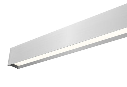 Hudson LED 1 Light Linear Chandelier Brushed Nickel