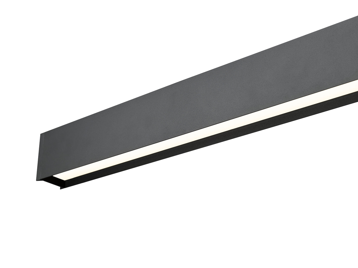 Hudson LED 1 Light Linear Chandelier Matte Black