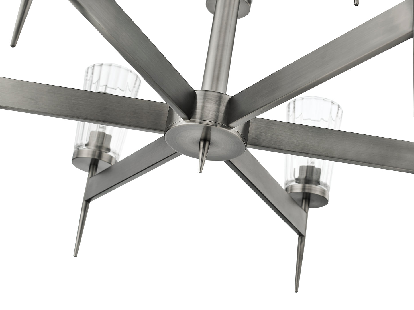 Flair 9 Light Chandelier Antique Nickel