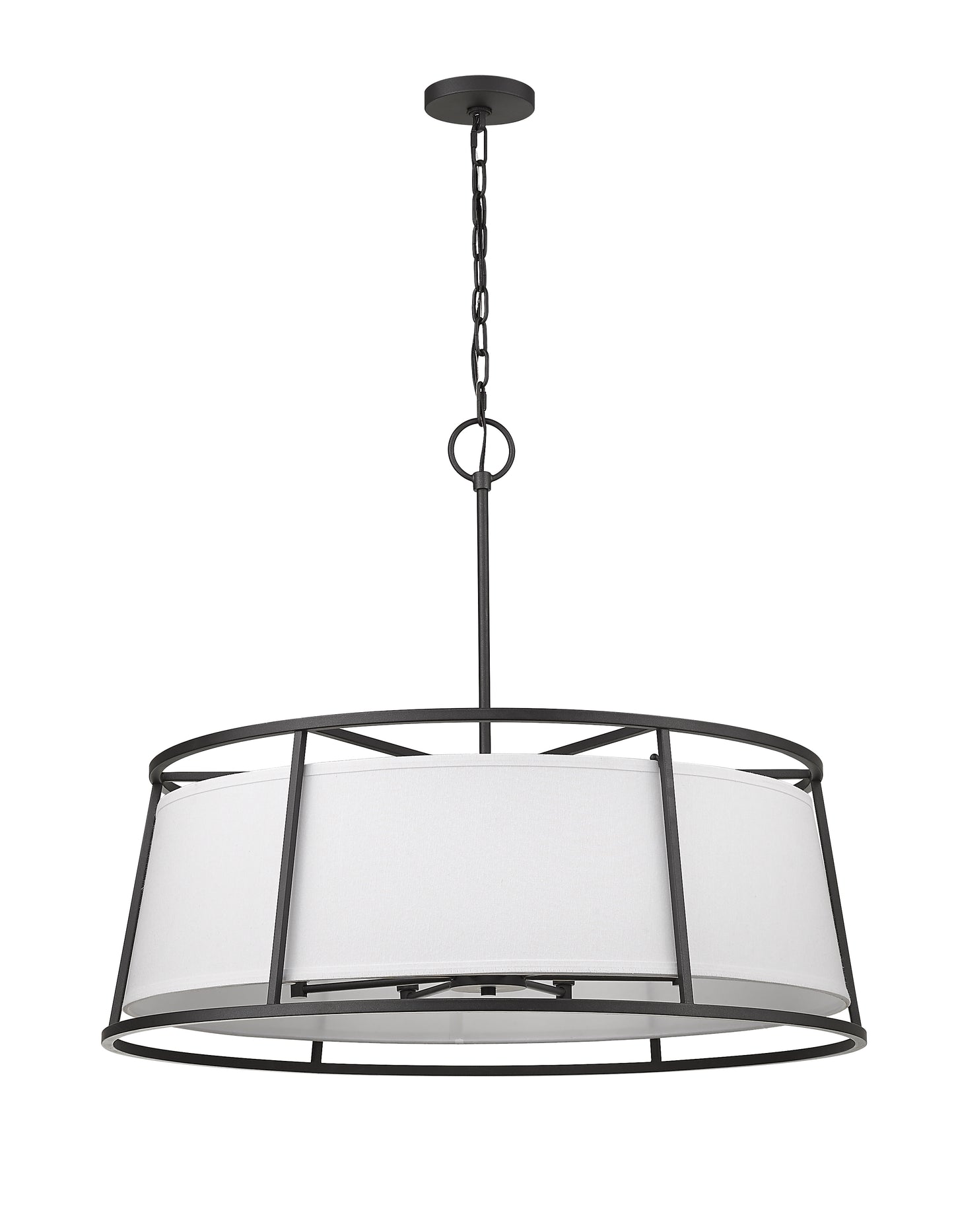 Lenyx Pendant 8 Light Chandelier Iron Ore