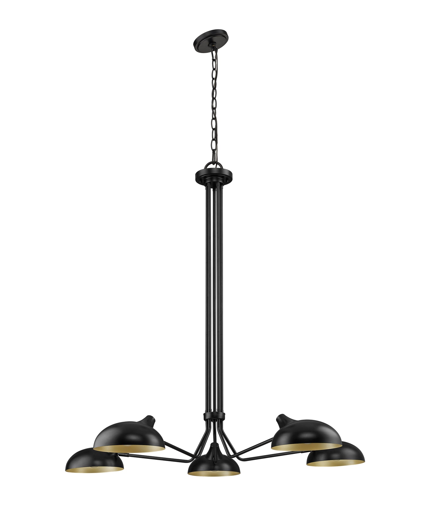 Bellamy 5 Light Chandelier Matte Black