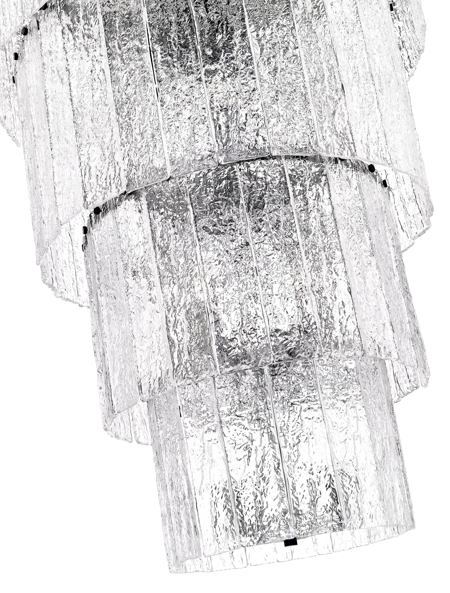 Glacier 18 Light Chandelier Matte Black