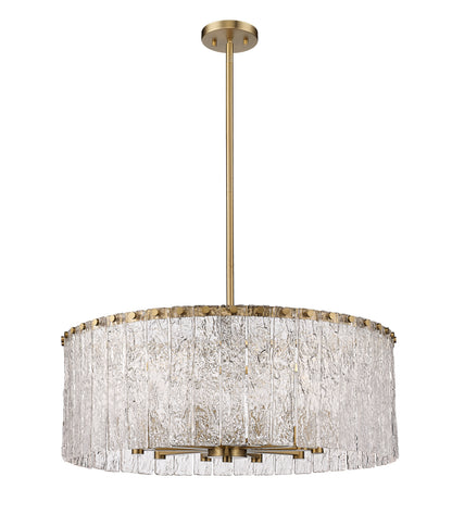 Glacier 10 Light Chandelier Modern Gold