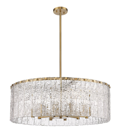 Glacier 12 Light Chandelier Modern Gold