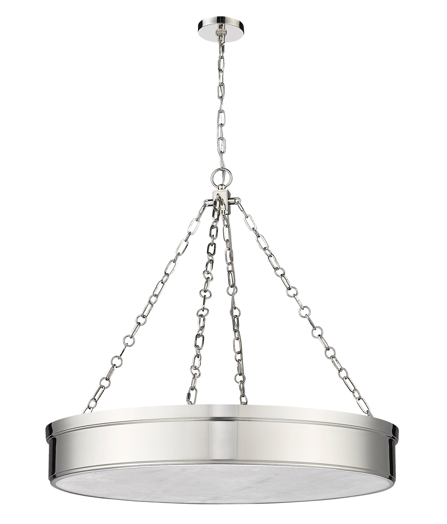 Anders LED 3 Light Chandelier Polished Nickel