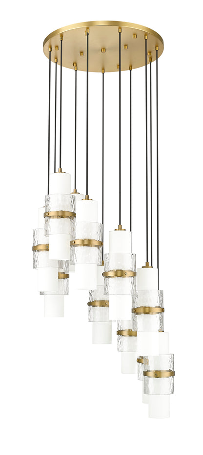 Cayden 11 Light Chandelier Modern Gold