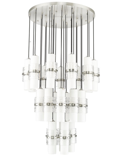 Cayden 27 Light Chandelier Brushed Nickel