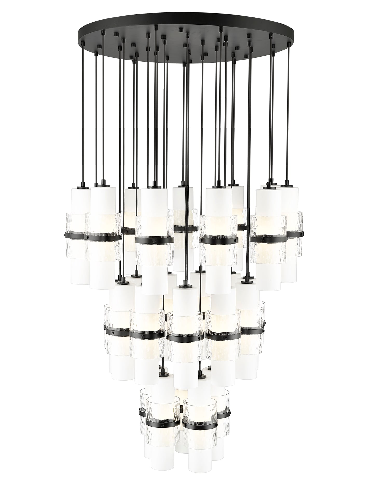 Cayden 27 Light Chandelier Matte Black
