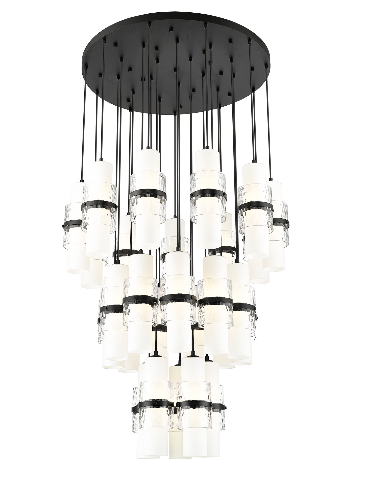 Cayden 27 Light Chandelier Matte Black