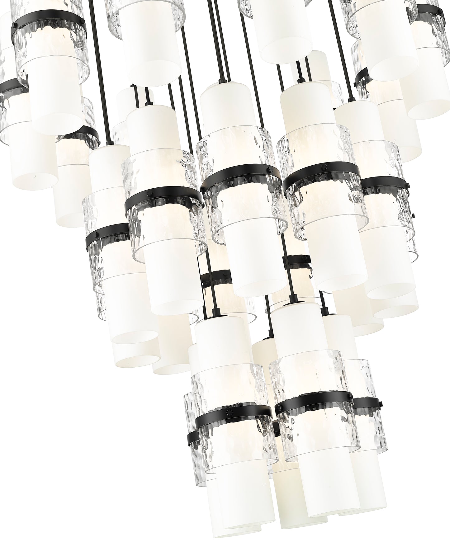 Cayden 27 Light Chandelier Matte Black