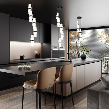 Cayden 5 Light Chandelier Matte Black