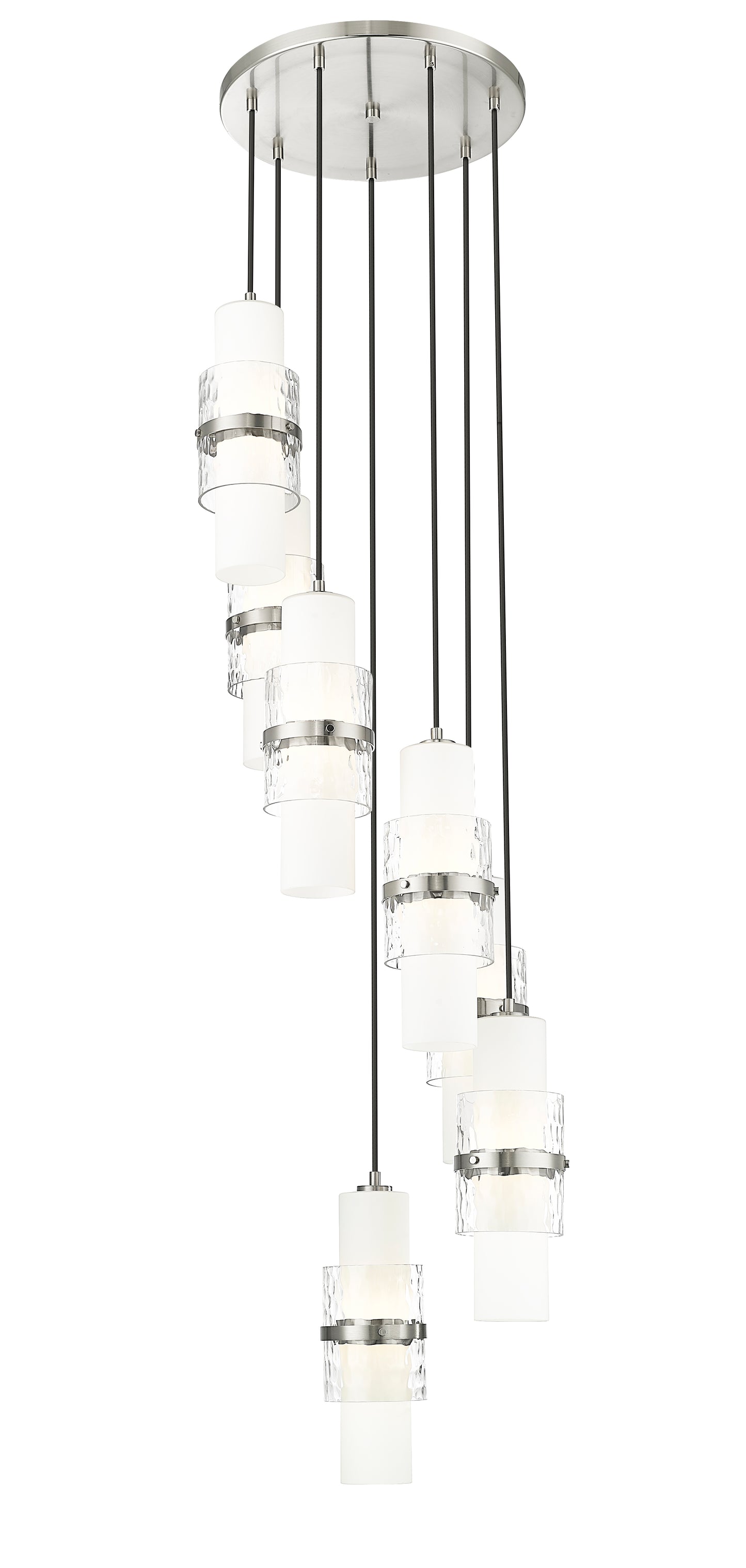 Cayden 7 Light Chandelier Brushed Nickel
