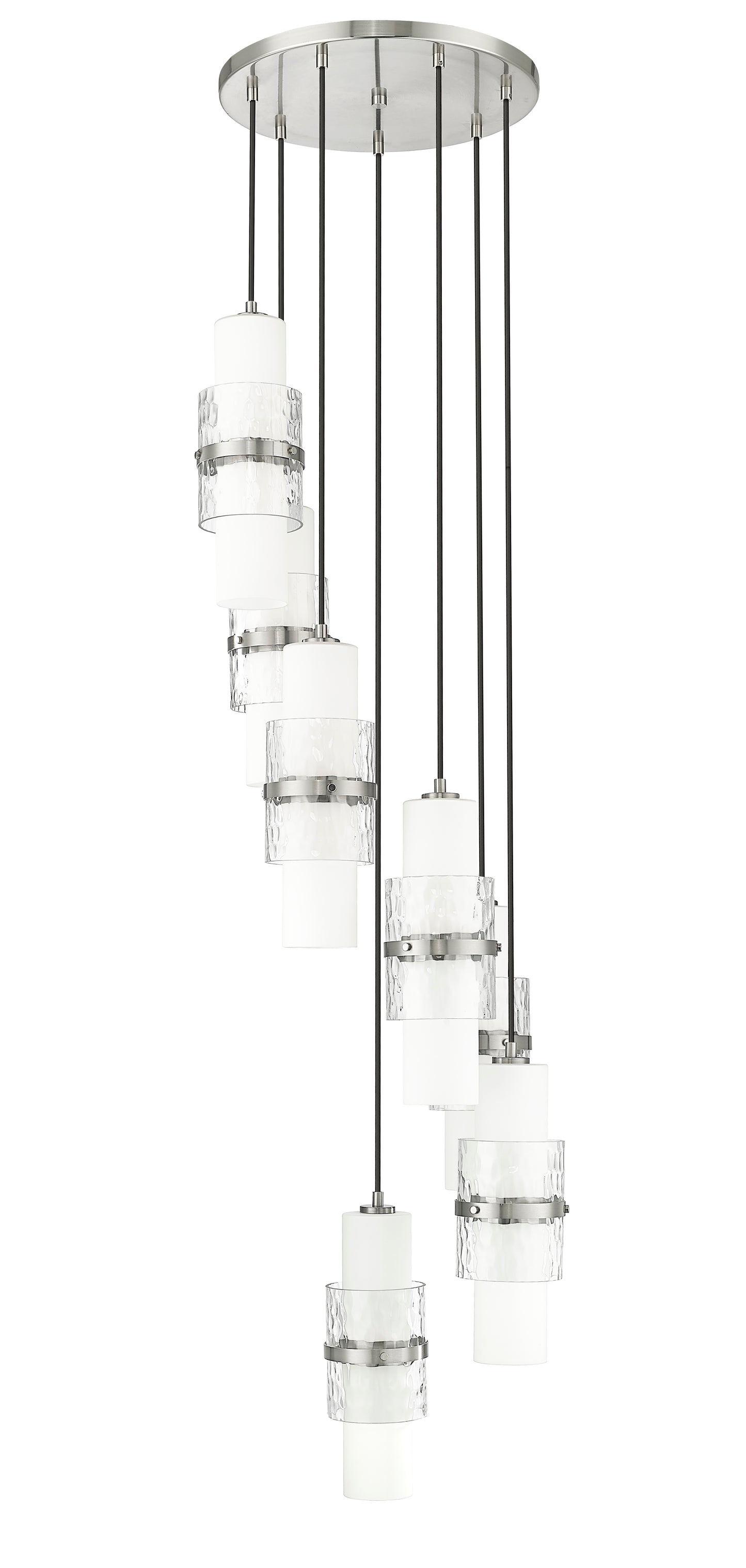 Cayden 7 Light Chandelier Brushed Nickel