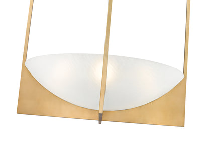 Devon 6 Light Chandelier Modern Gold