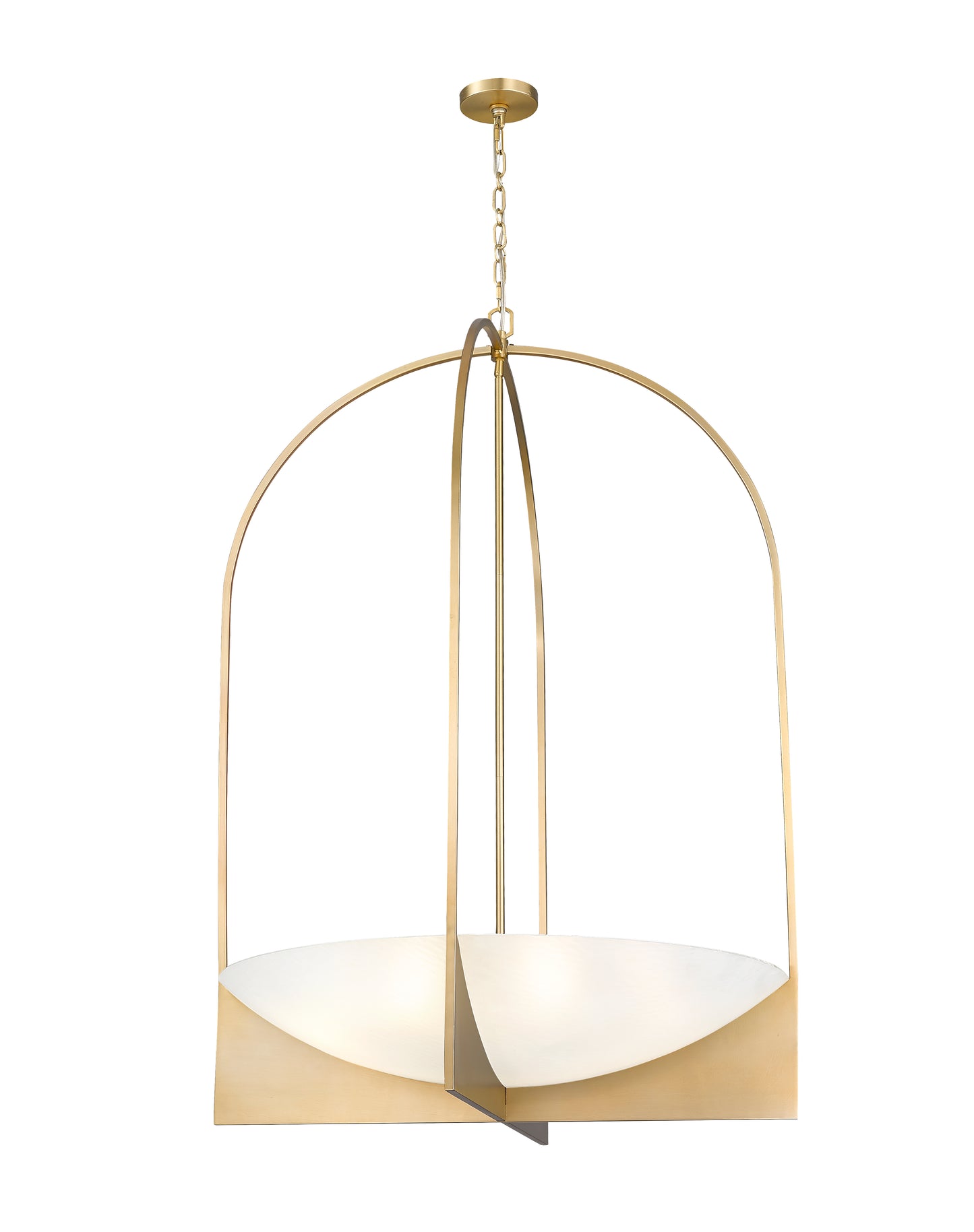 Devon 8 Light Chandelier Modern Gold