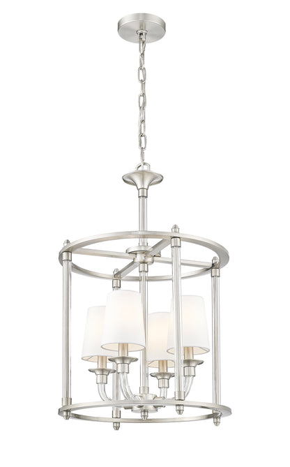 Katerina 4 Light Chandelier Brushed Nickel