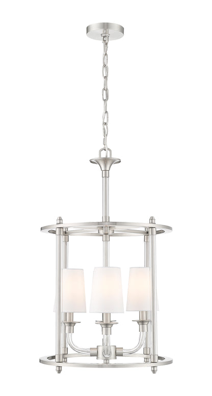 Katerina 4 Light Chandelier Brushed Nickel