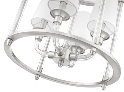 Katerina 4 Light Chandelier Brushed Nickel