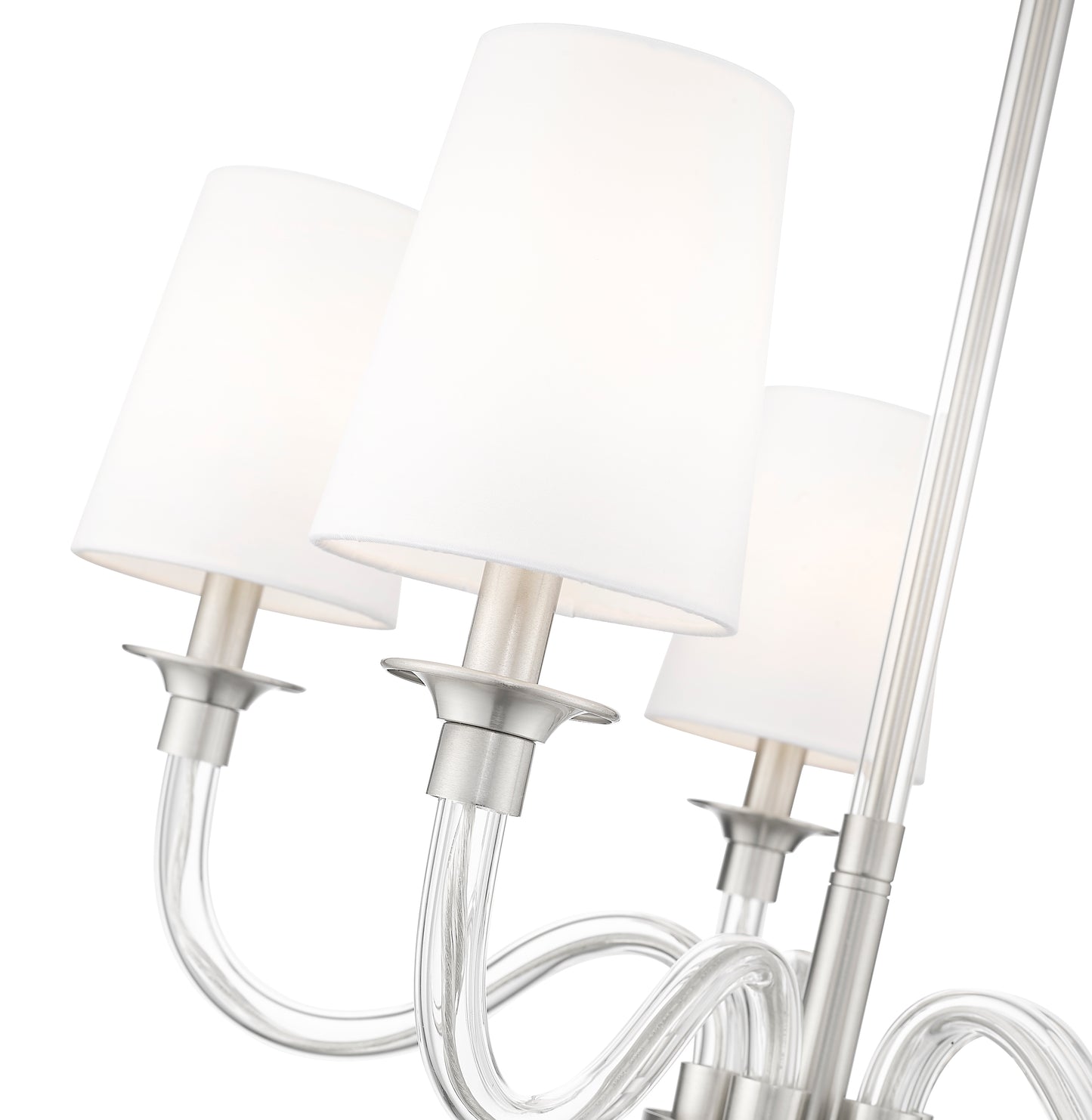 Katerina 5 Light Chandelier Brushed Nickel
