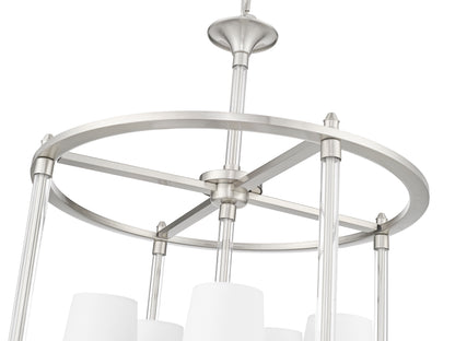 Katerina 5 Light Chandelier Brushed Nickel