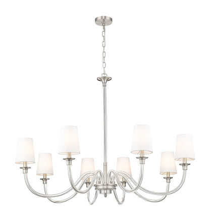 Katerina 8 Light Chandelier Brushed Nickel