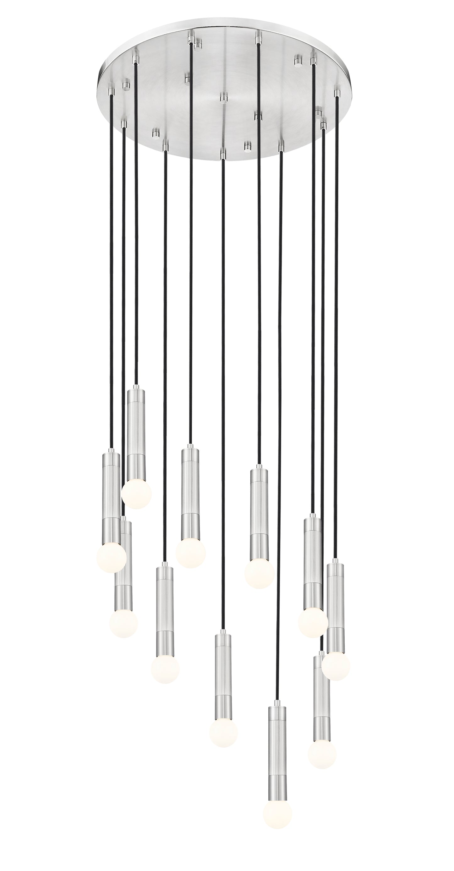 Stari 11 Light Chandelier Brushed Nickel