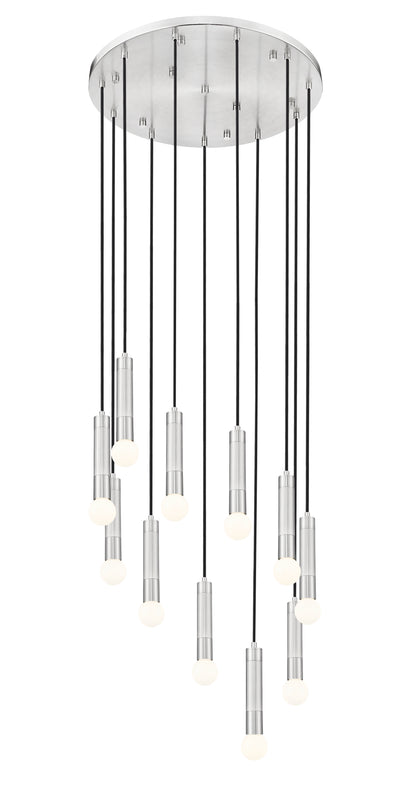 Stari 11 Light Chandelier Brushed Nickel