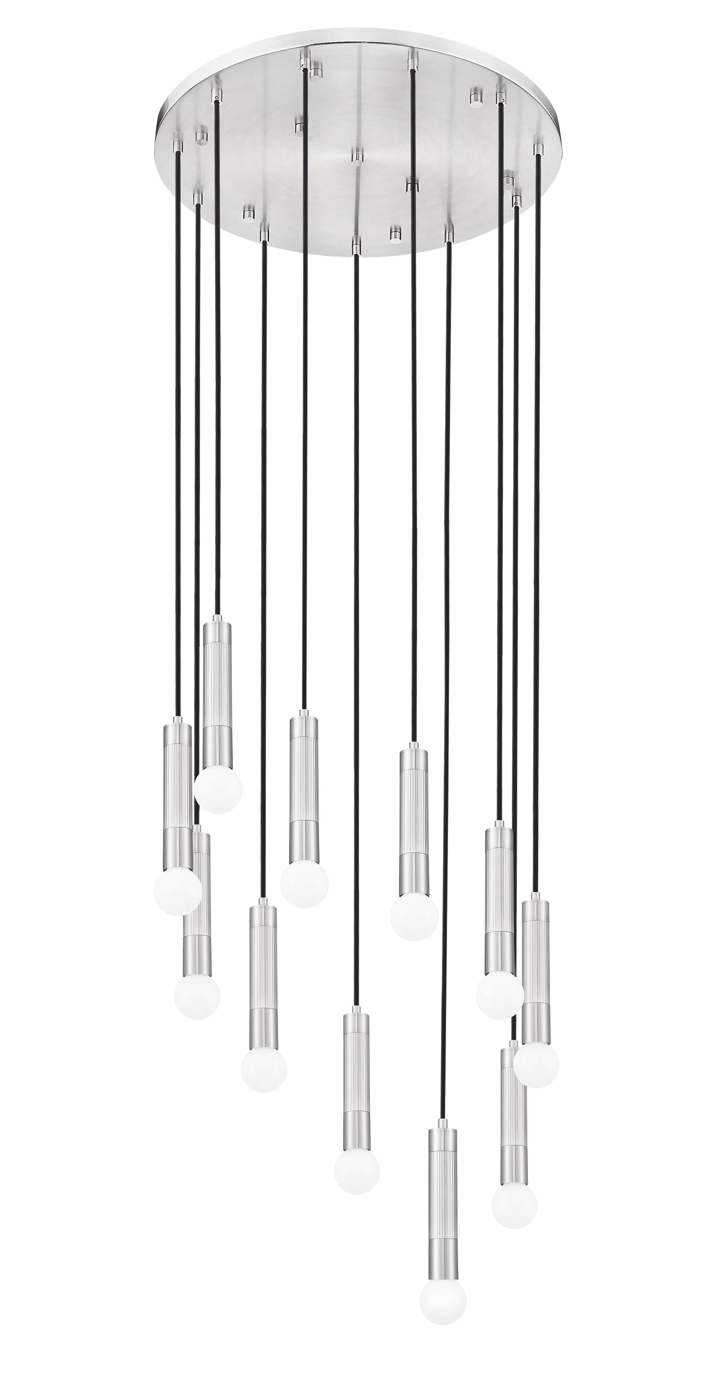 Stari 11 Light Chandelier Brushed Nickel