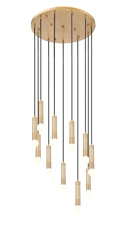 Stari 11 Light Chandelier Modern Gold