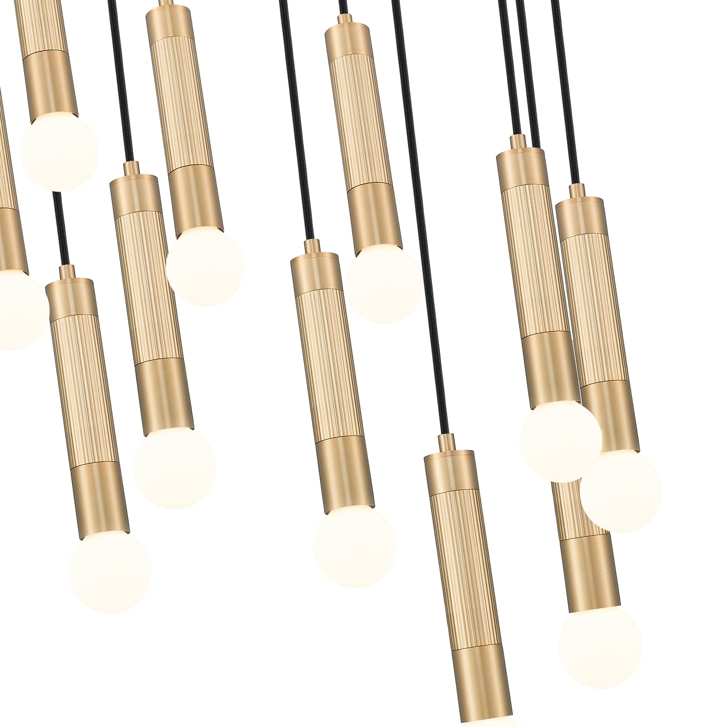 Stari 11 Light Chandelier Modern Gold