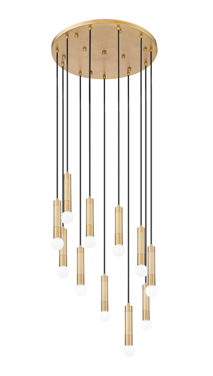 Stari 11 Light Chandelier Modern Gold