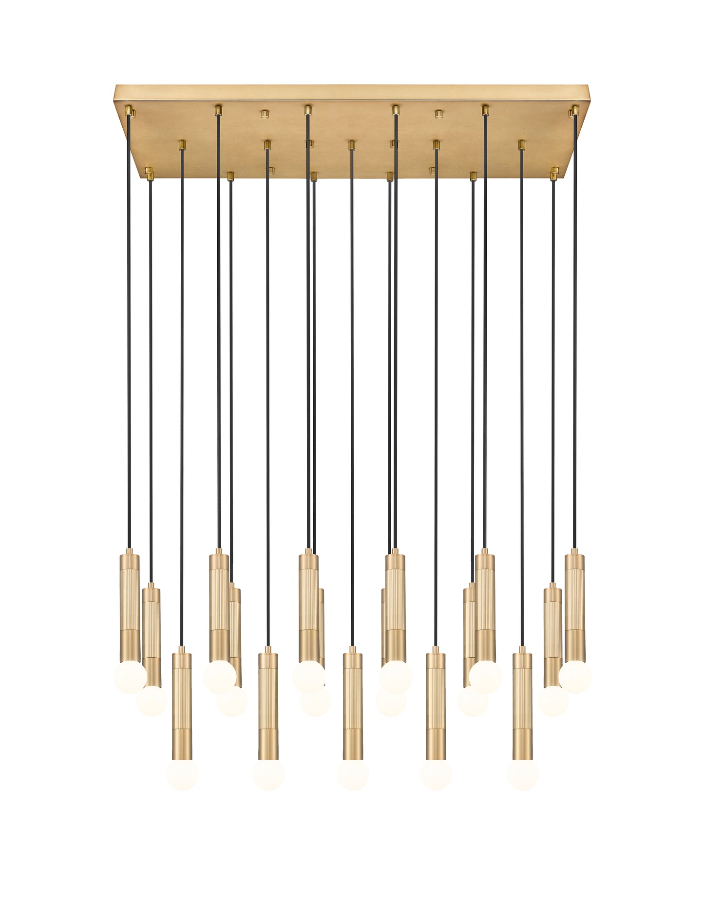 Stari 17 Light Linear Chandelier Modern Gold