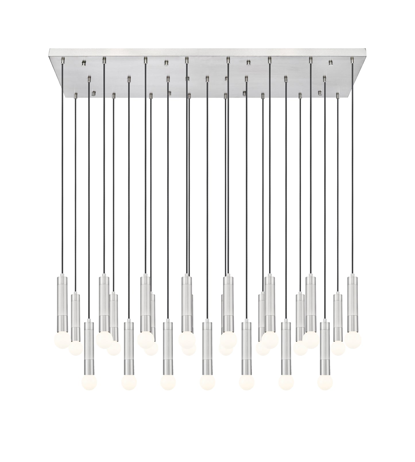 Stari 23 Light Linear Chandelier Brushed Nickel