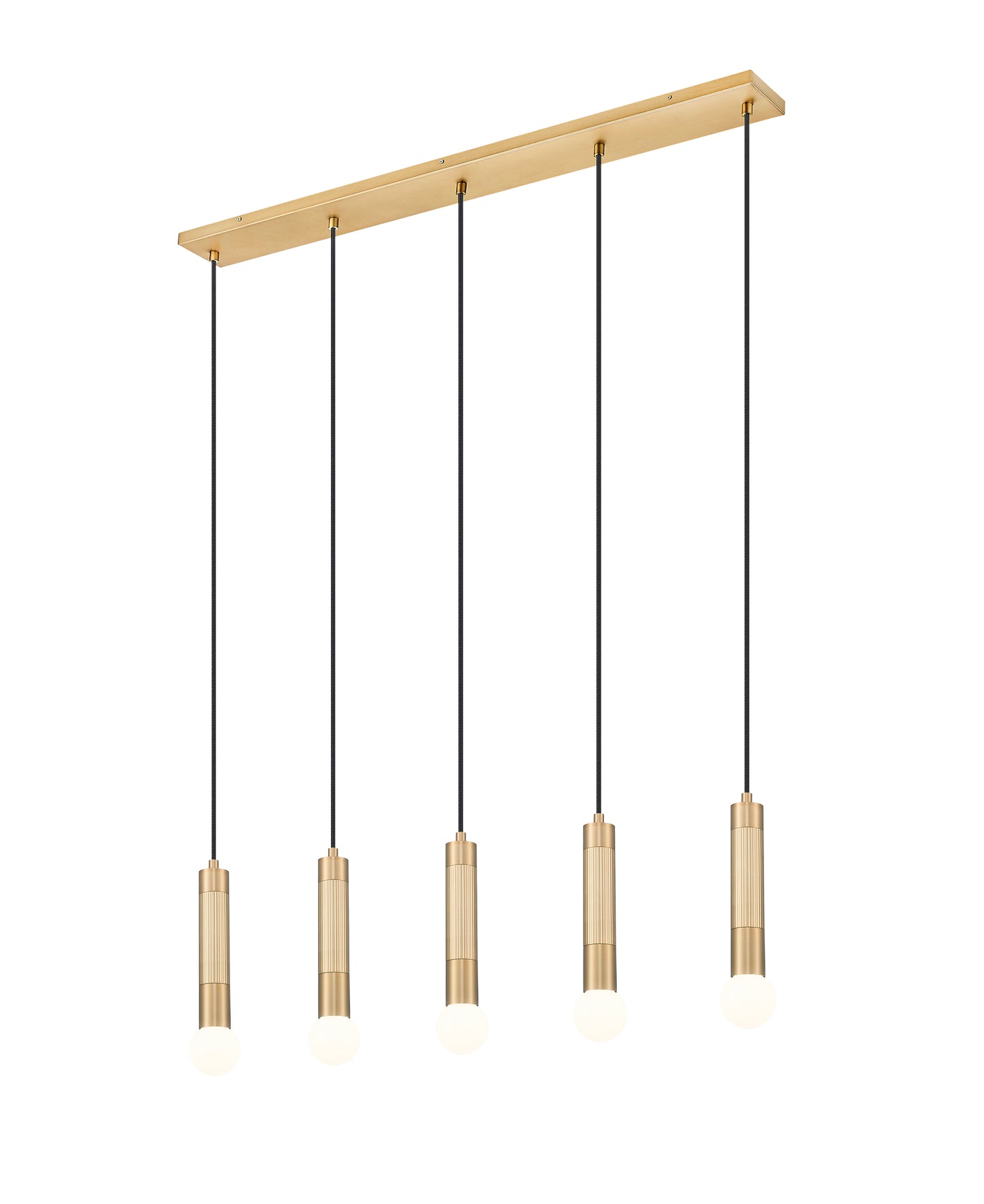 Stari 5 Light Linear Chandelier Modern Gold