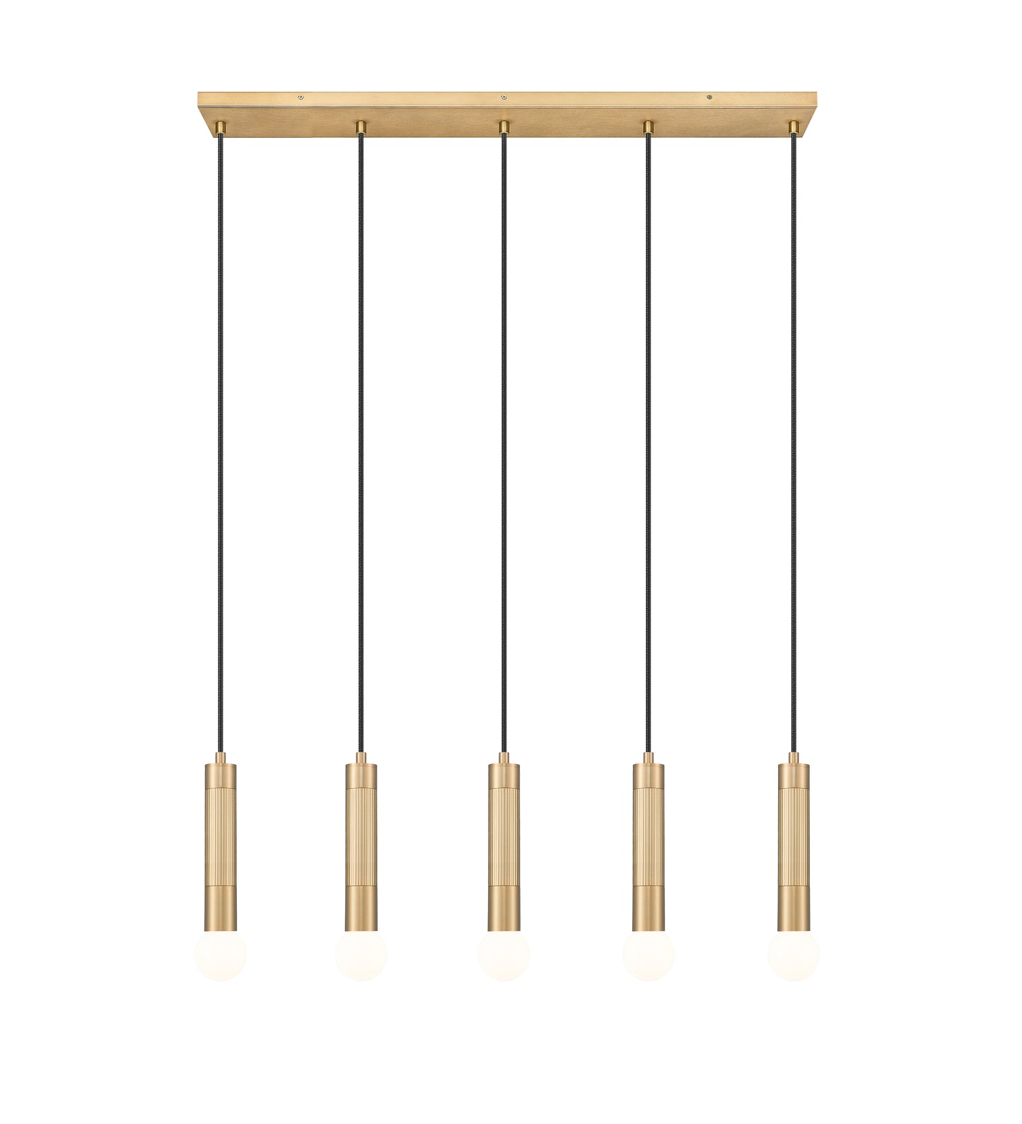 Stari 5 Light Linear Chandelier Modern Gold
