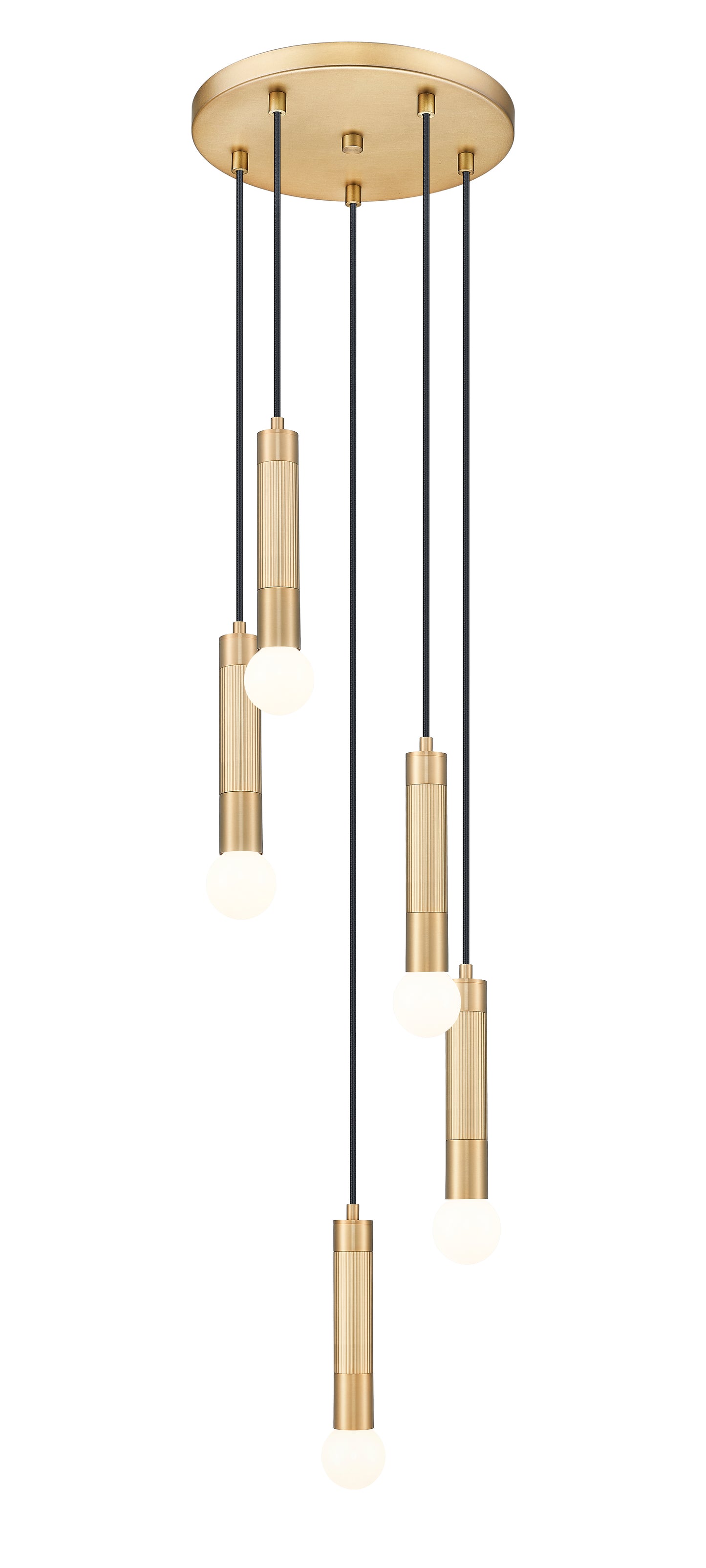 Stari 5 Light Chandelier Modern Gold