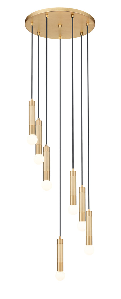 Stari 7 Light Chandelier Modern Gold