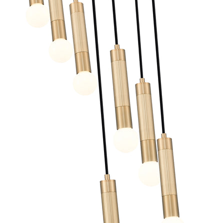 Stari 7 Light Chandelier Modern Gold