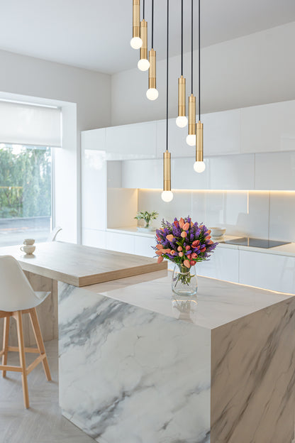 Stari 7 Light Chandelier Modern Gold
