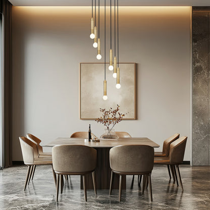 Stari 7 Light Chandelier Modern Gold