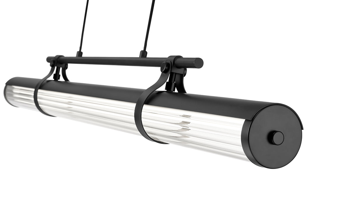 Benoit LED 1 Light Linear Chandelier Matte Black