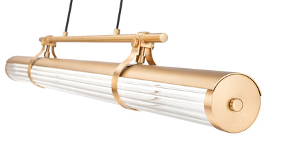 Benoit LED 1 Light Linear Chandelier Modern Gold