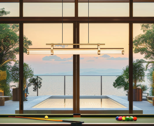 Benoit LED 1 Light Linear Chandelier Modern Gold
