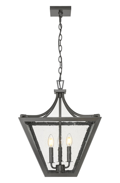 Montalcino 3 Light Chandelier Iron Ore
