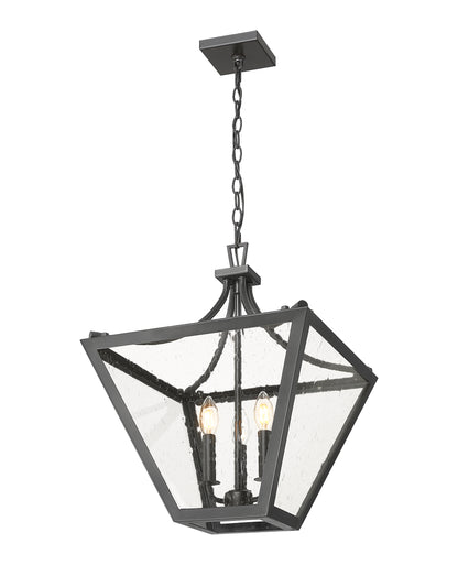 Montalcino 3 Light Chandelier Iron Ore