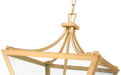 Montalcino 3 Light Chandelier Rubbed Brass