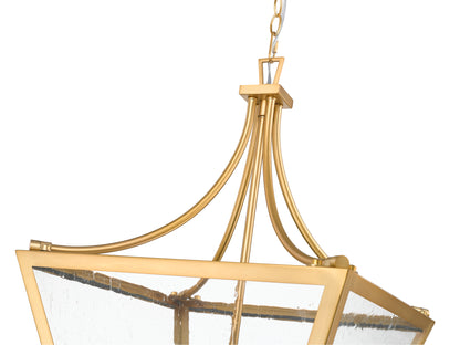 Montalcino 4 Light Chandelier Rubbed Brass