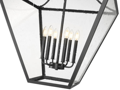 Montalcino 6 Light Chandelier Iron Ore